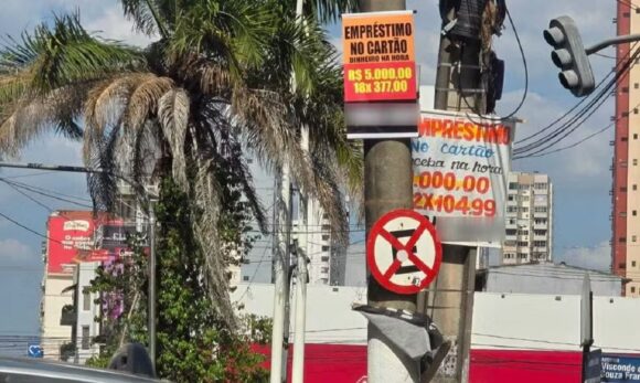 Retirada de cartazes de oferta de empréstimos em Belém é determinada pelo Ministério Público