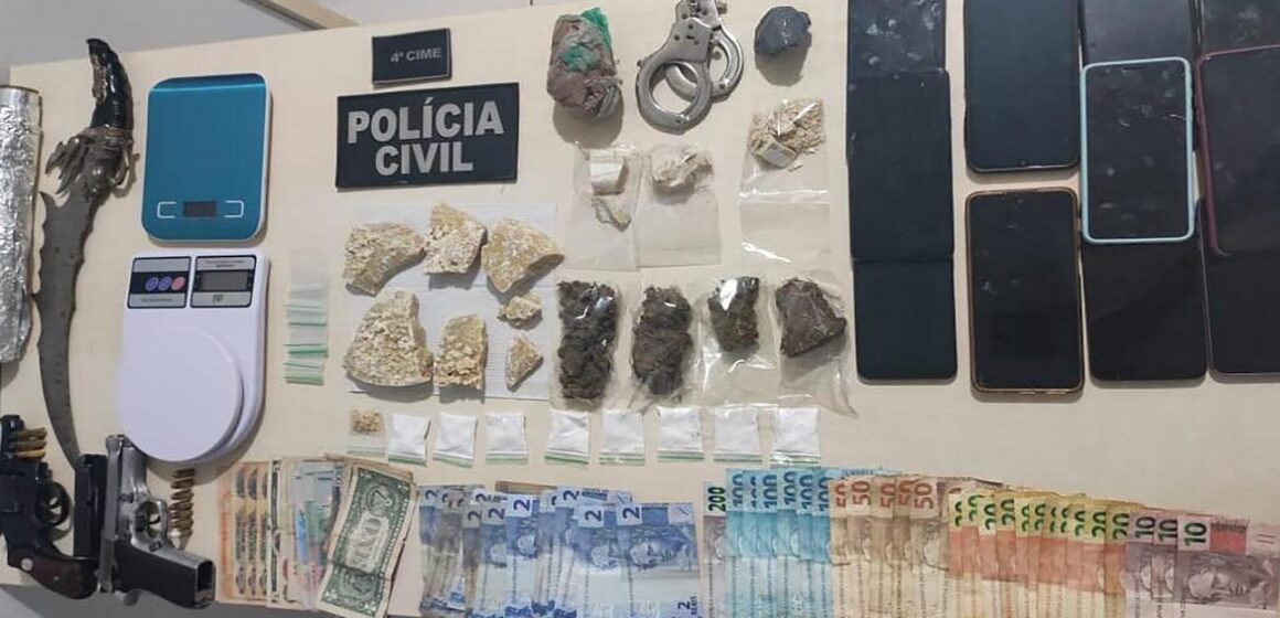 Sete investigados por tráfico de drogas são presos em Altamira