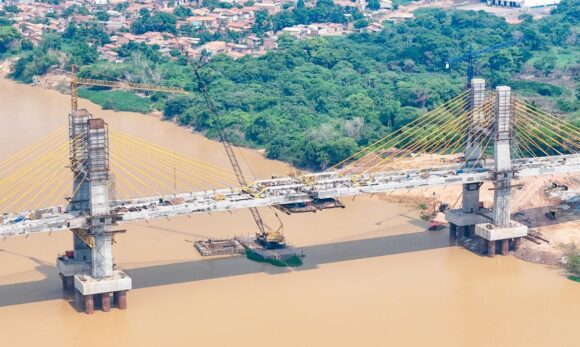 Terceira ponte sobre o Rio Itacaiúnas chega à fase final e será entregue em dezembro