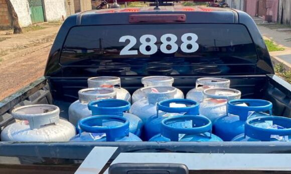 Em Marabá, polícia apreende mais de 500 botijões de gás de cozinha