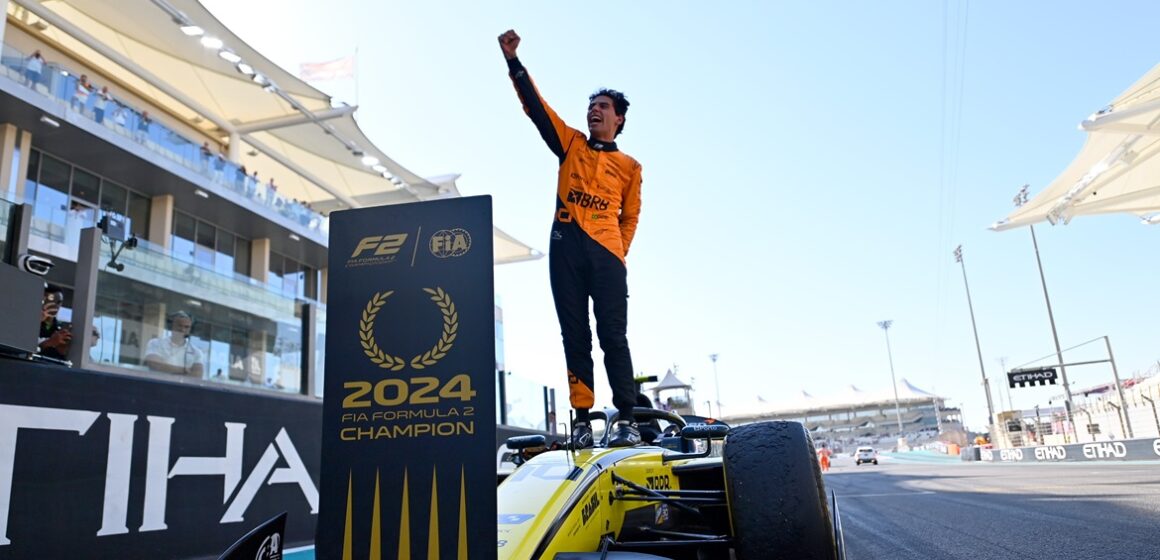 Gabriel Bortoleto é campeão da Fórmula 2 na temporada 2024