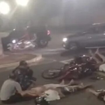 Quatro pessoas ficam feridas durante acidente entre motocicletas em Belém