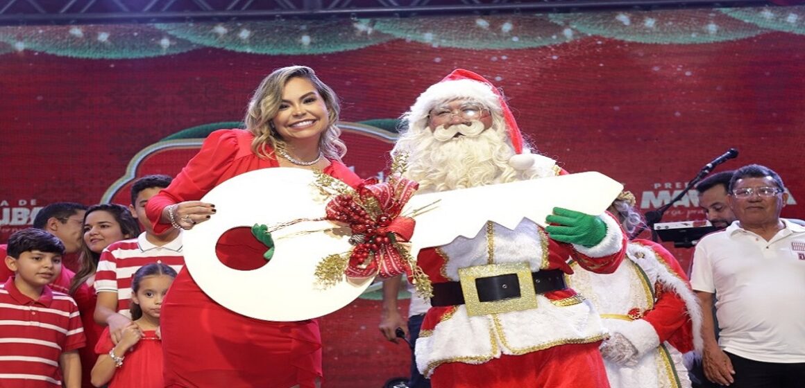 Prefeita Patrícia no Natal de Marituba