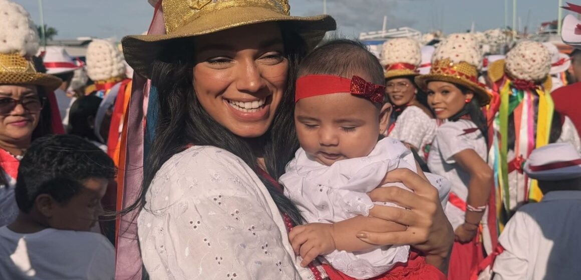 Paraense e ex-BBB Alane Dias participa da Marujada de São Benedito