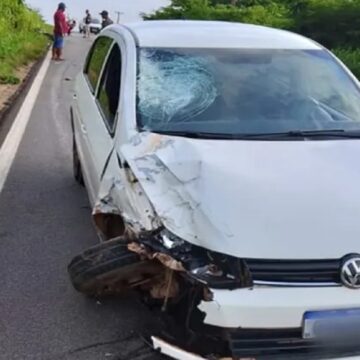 Carro e moto se envolvem em grave acidente no sul do Pará