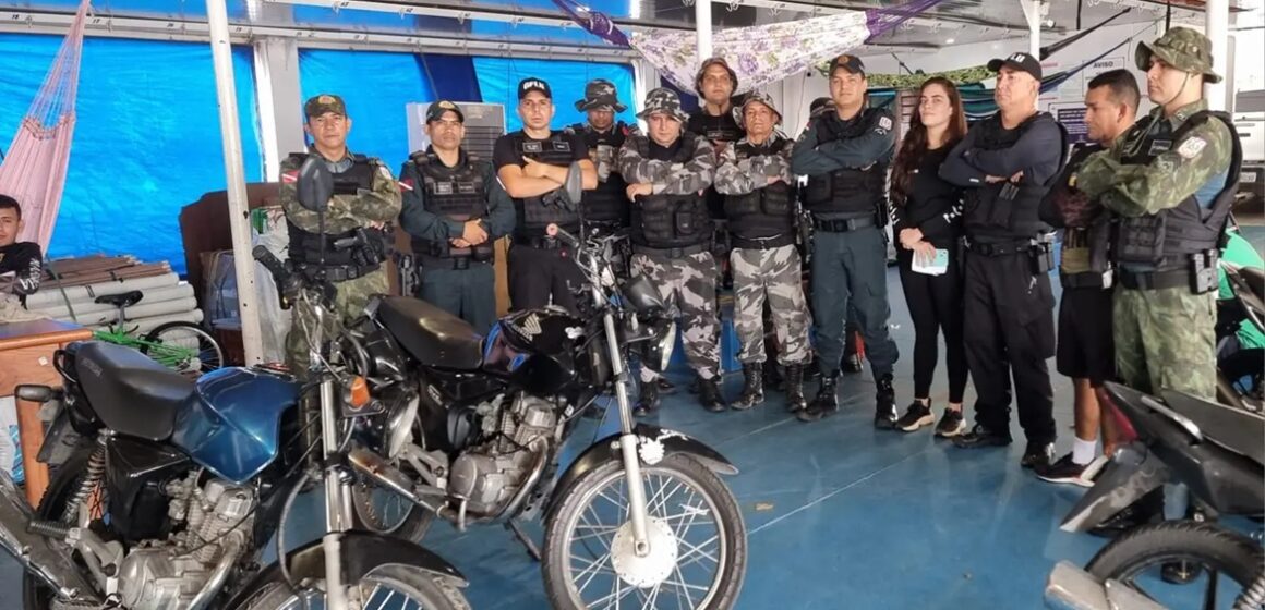 Carga com veículos adulterados é apreendida em Óbidos