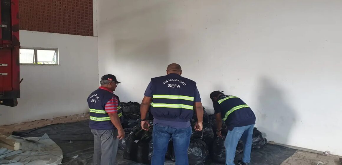 Em Cachoeira do Piriá, 1.040 mochilas são apreendidas
