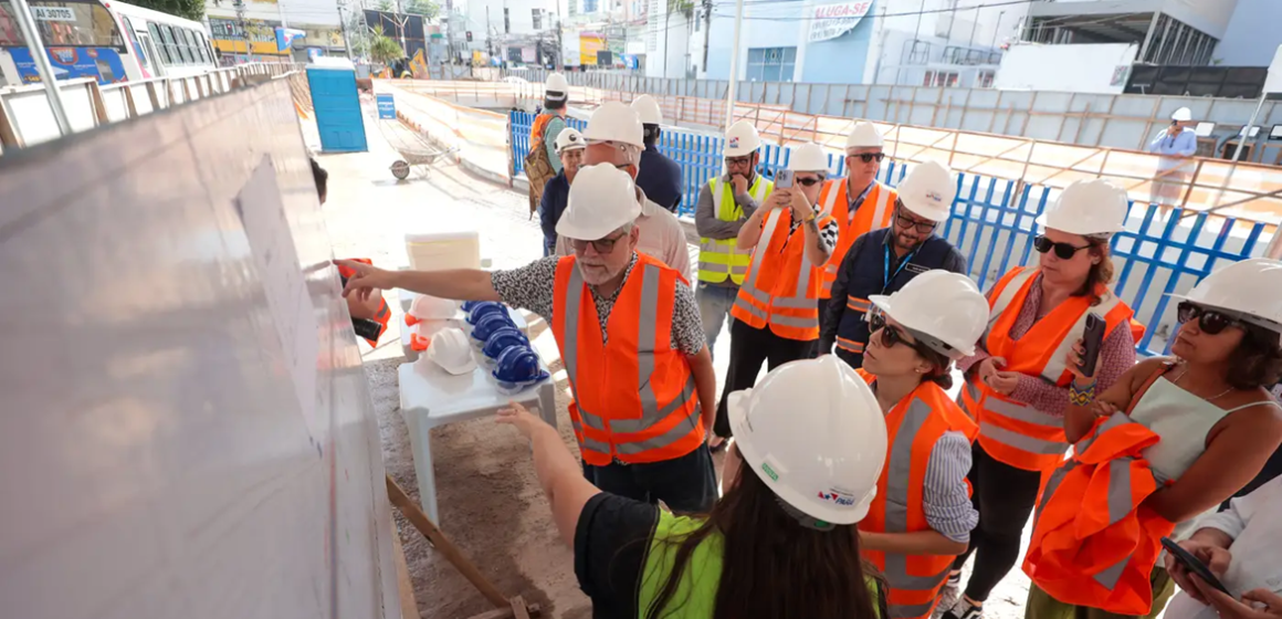 Comitiva do BNDES visita obras da COP 30 realizadas pelo Governo do Pará