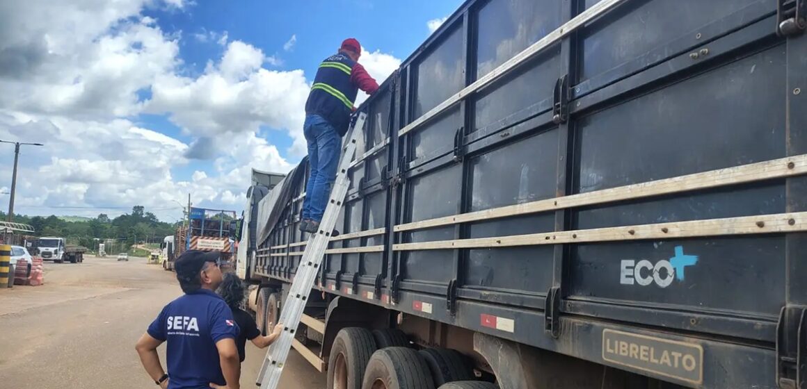 20250129095220-GC00064144-F00221317 Vinte toneladas de soja são apreendidas em Dom Eliseu