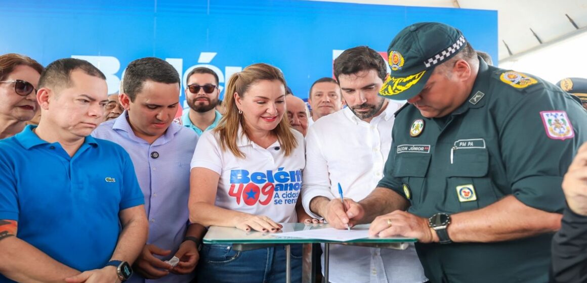 Estado e município de Belém celebram parcerias para a segurança pública