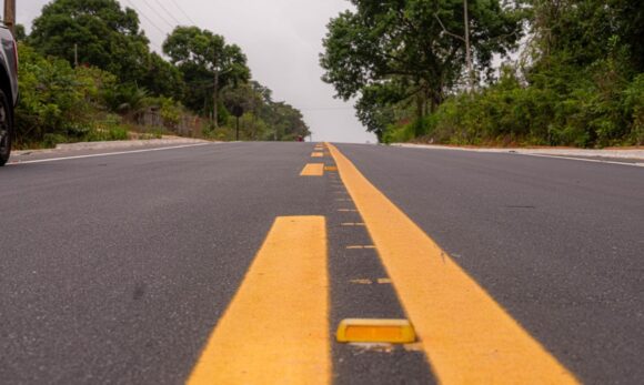Detran aumenta segurança no tráfego com 1.700 km de sinalização na malha rodoviária no Pará
