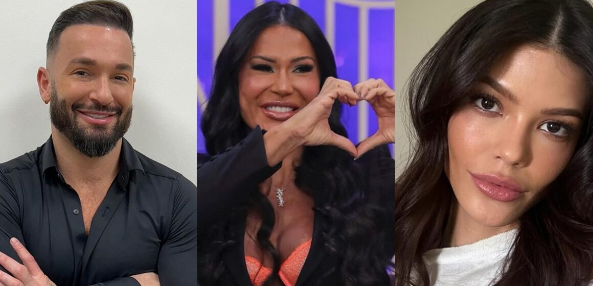 Diego Hypólito, Gracyanne Barbosa e Vitória Strada estão confinados para o BBB 25
