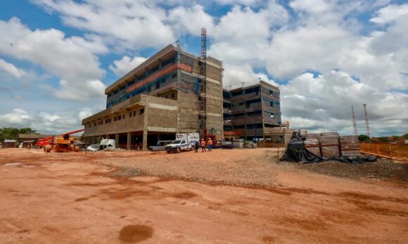 20250221124836-GF00023054-F00379605 Em Marabá, obras do Hospital Materno-Infantil estão 46% finalizadas