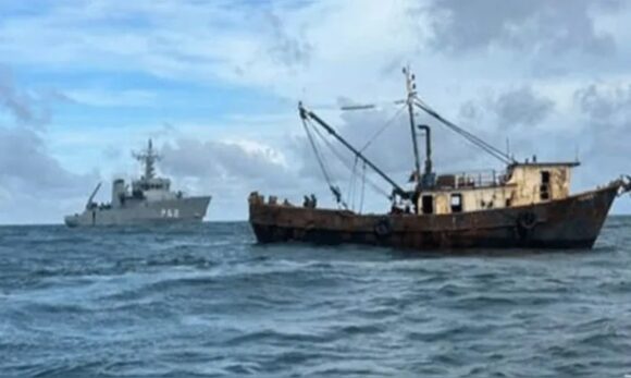Quinze toneladas de pescados irregulares são apreendidas no Pará pela Marinha