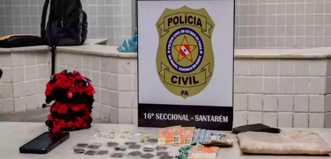 Em Santarém, pai e filhas são presos por tráfico de drogas