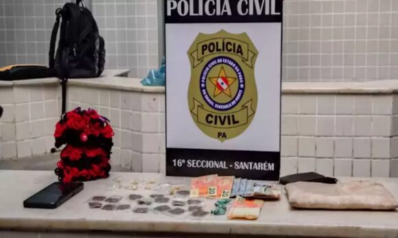 Em Santarém, pai e filhas são presos por tráfico de drogas