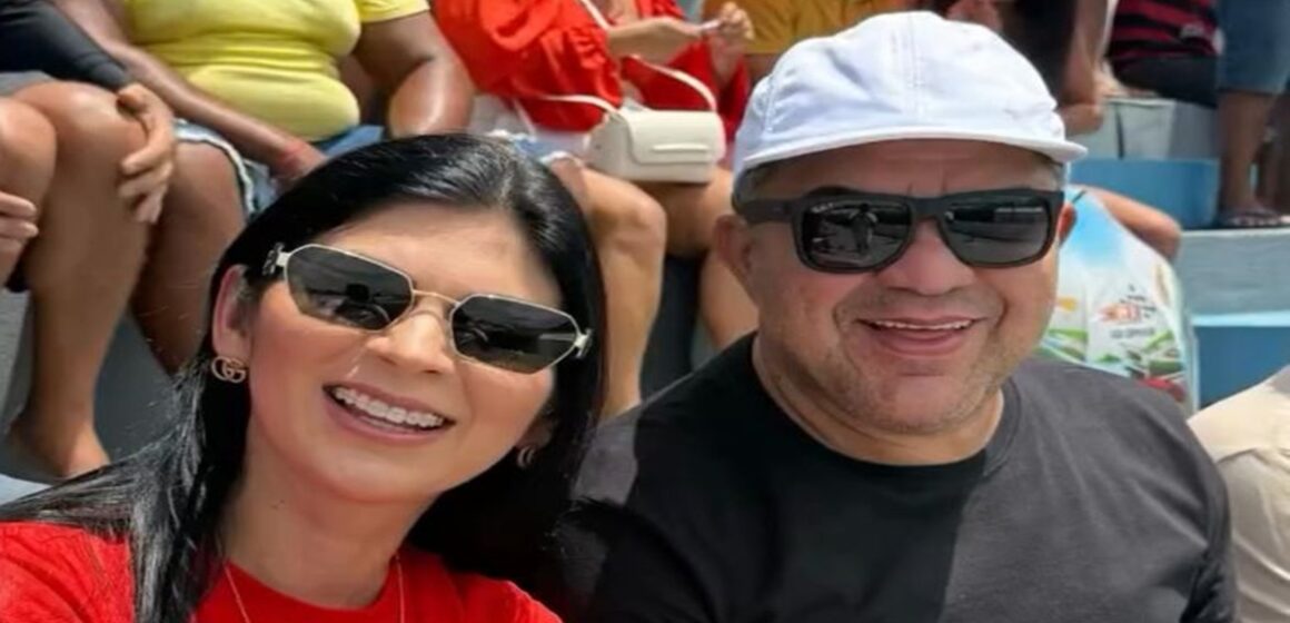 Diana Belo acompanha jogo em Capitão Poço