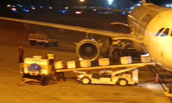 Viralizam vídeos de isopores no aeroporto de Belém