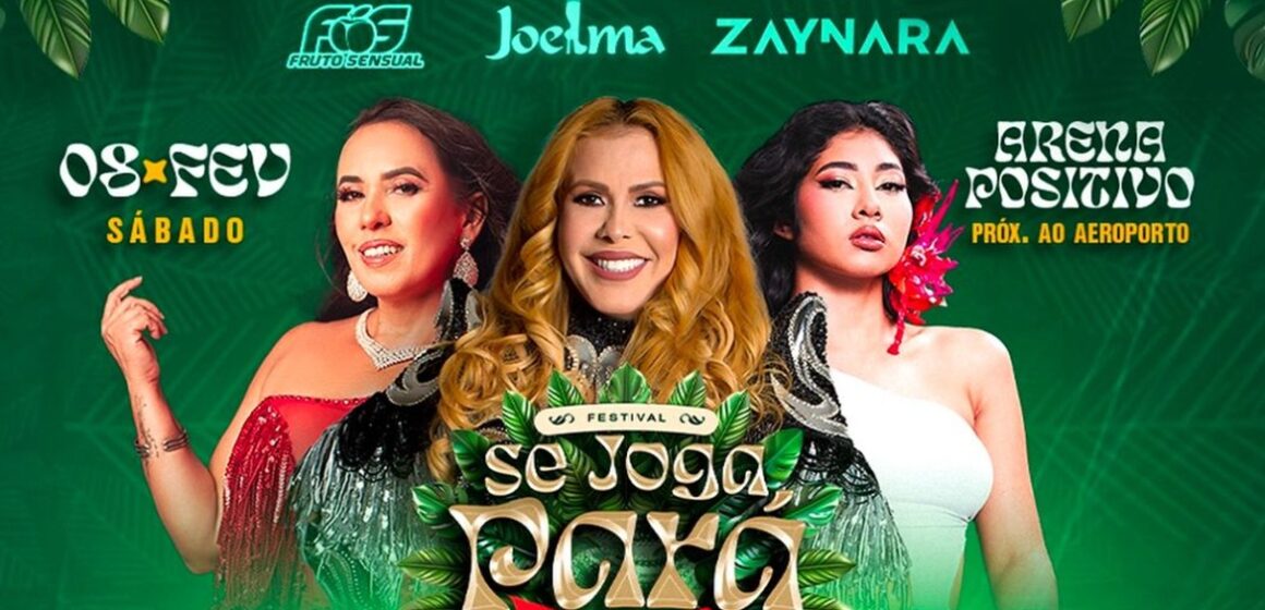 Marabá recebe Joelma, Zaynara e Fruto Sensual em Festival