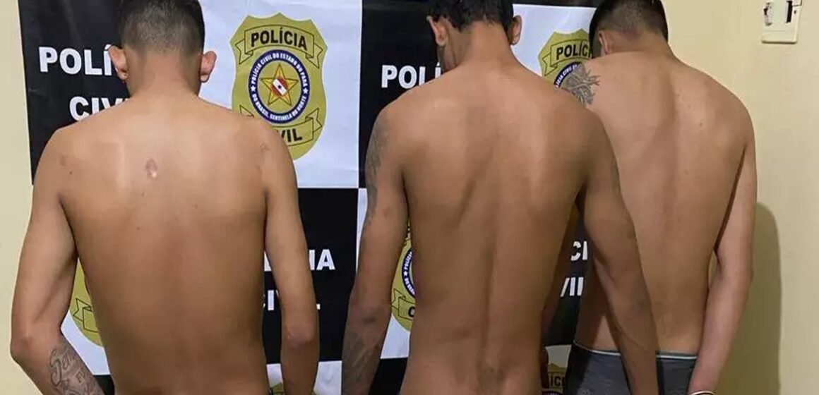 Polícia prende em Abaetetuba trio suspeito de roubar posto de combustível