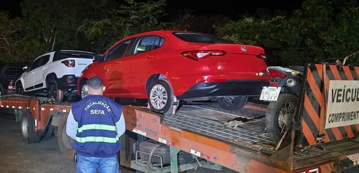 20250306134438-GC00065065-F00226295 Em Conceição do Araguaia, dois veículos zero km são apreendidos