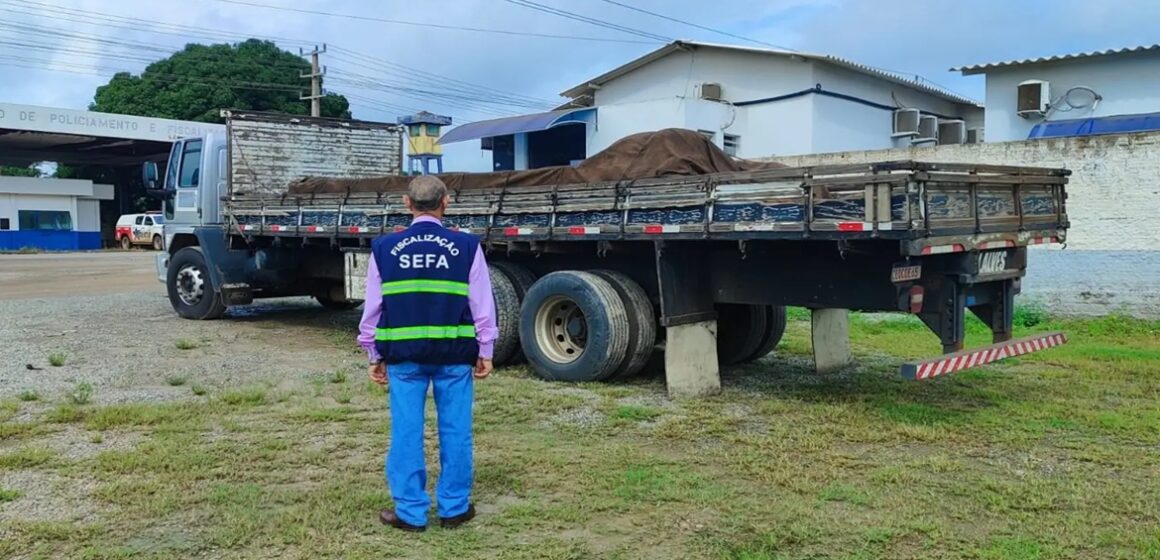 Em São Geraldo do Araguaia, Sefa apreende 30 mil unidades de luvas para alta tensão