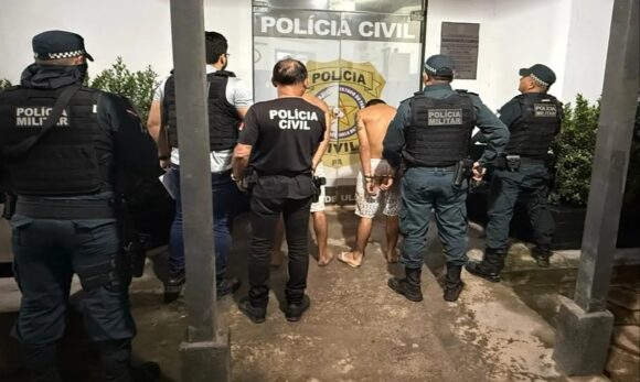 Polícia prende trio em Ulianópolis por tráfico de drogas, posse de arma de fogo e corrupção ativa