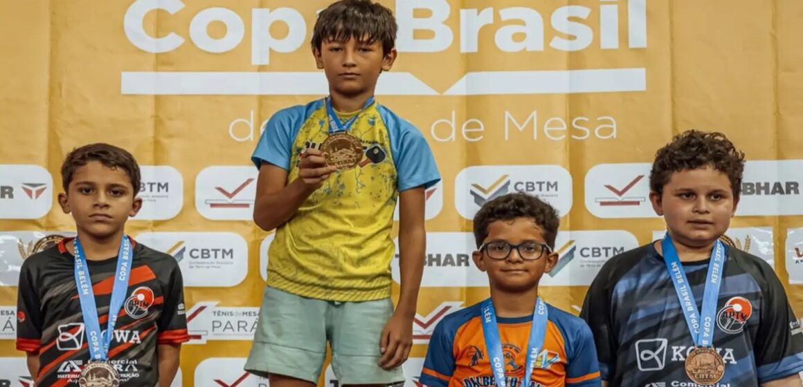 Copa Brasil de Tênis de Mesa reúne 400 atletas no Mangueirinho, em Belém