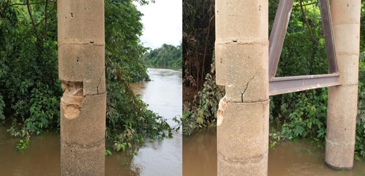 Ponte sobre o Itacaiúnas é interditada pela Prefeitura de Marabá e tráfego de caminhões ameaça colapsar