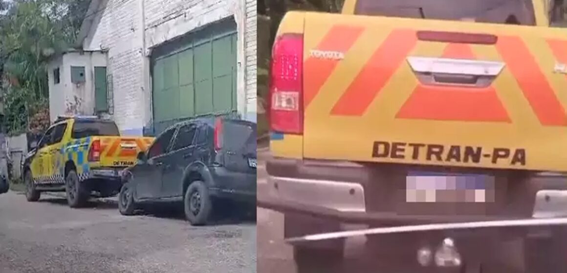 Agende do Detran – PA que danificou carro de mulher é afastado