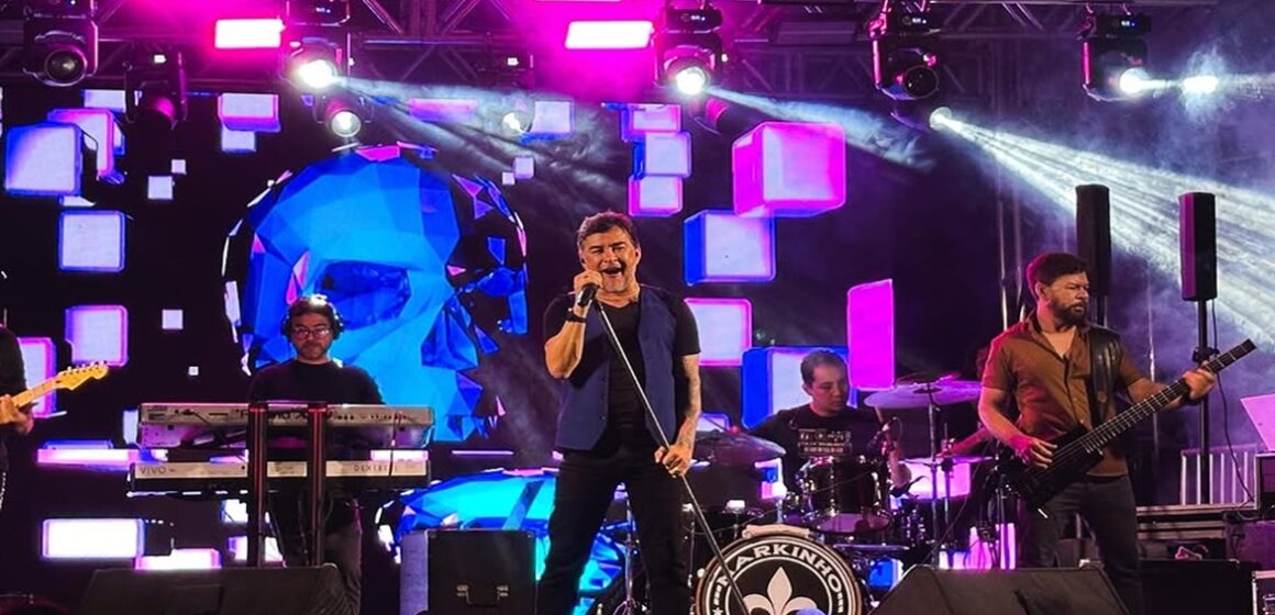 Cantor Markinho Duran faz apresentação inédita em Belém, cantando clássicos do rock dos anos 80