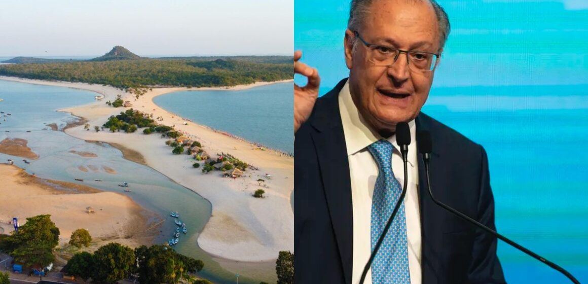 “O lugar mais bonito do Brasil”, diz Geraldo Alckmin sobre Alter do Chão