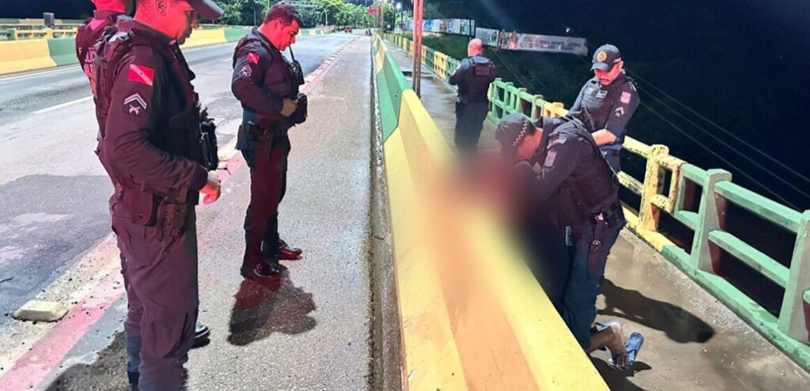 Tentativa de suicídio em ponte de Marabá é impedida pela Polícia Militar