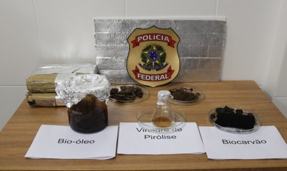 Maconha apreendida no Pará é transformada em biocombustível pela Polícia Federal