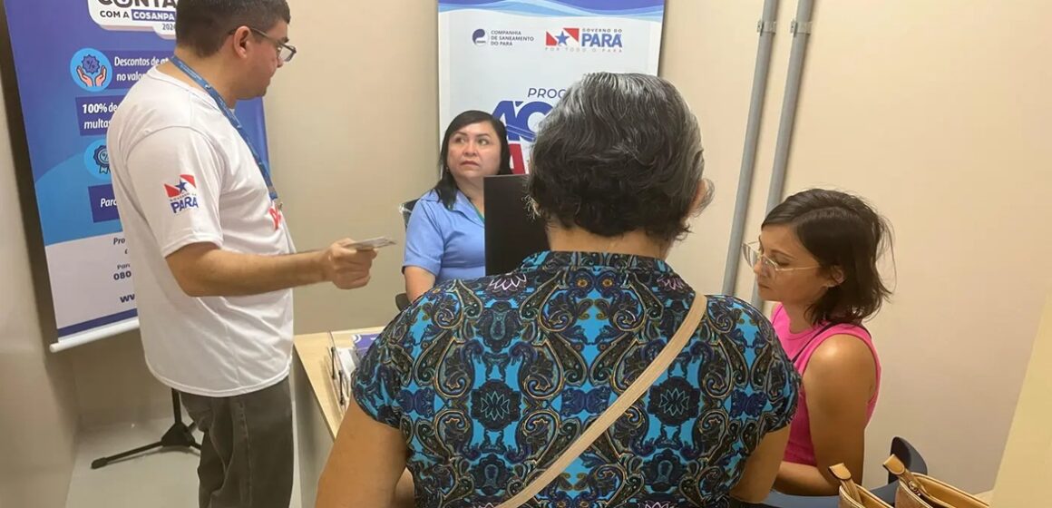Usina da Paz em Abaetetuba realiza atendimentos a clientes da Cosanpa