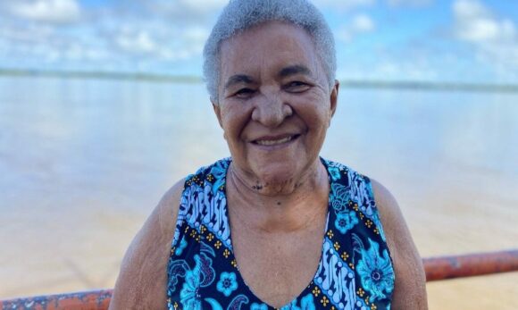 Terezinha Rodrigues Sales, a mulher que construiu a primeira barraca da Praia do Tucunaré em Marabá