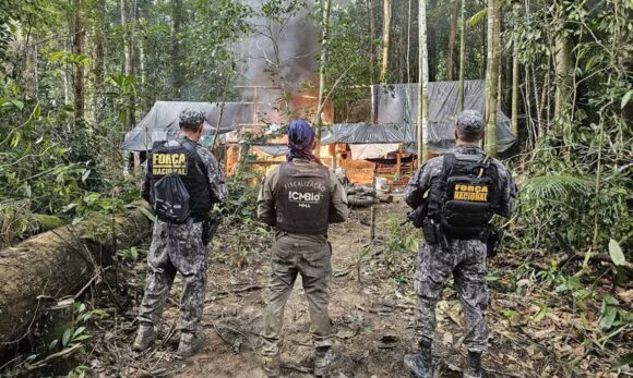 Três pontos de garimpo ilegal dentro de área de preservação no Pará são desarticulados em operação