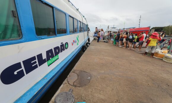 Geladão Fluvial realiza primeira viagem para Cotijuba