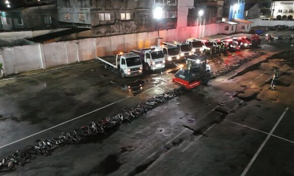Prefeitura de Belém destrói mil escapamentos de motos adulterados em operação contra poluição sonora