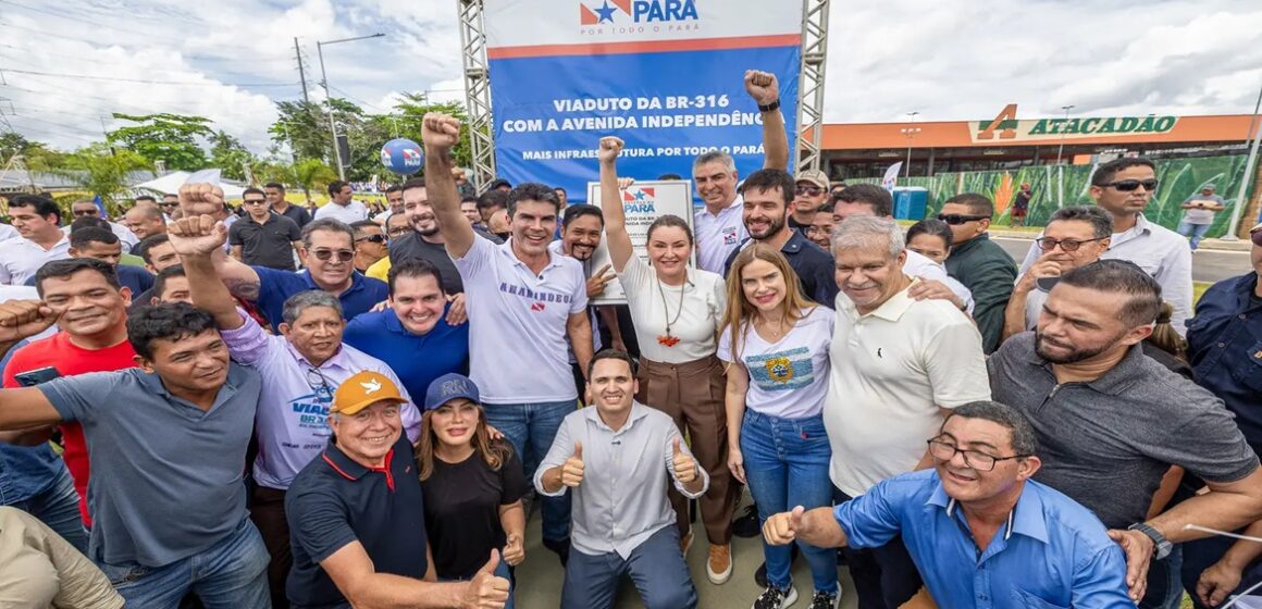 Helder comemora entrega do viaduto da BR-316 com a Avenida Independência