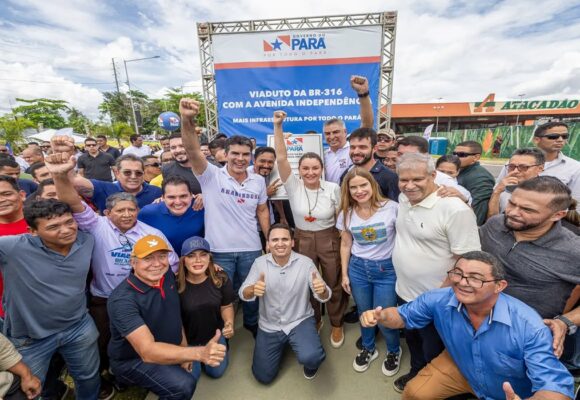 Helder comemora entrega do viaduto da BR-316 com a Avenida Independência