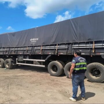 Em Marabá, 18 toneladas de farinha de mandioca são apreendidas