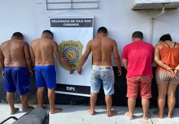 Em Barcarena, seis suspeitos de extorsão com ‘taxa do crime’ para empresários são presos