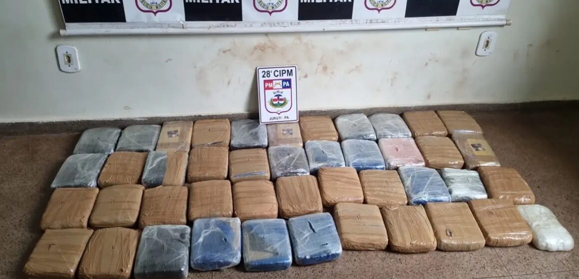 Em Juruti, polícia apreende quase 50 kg de drogas