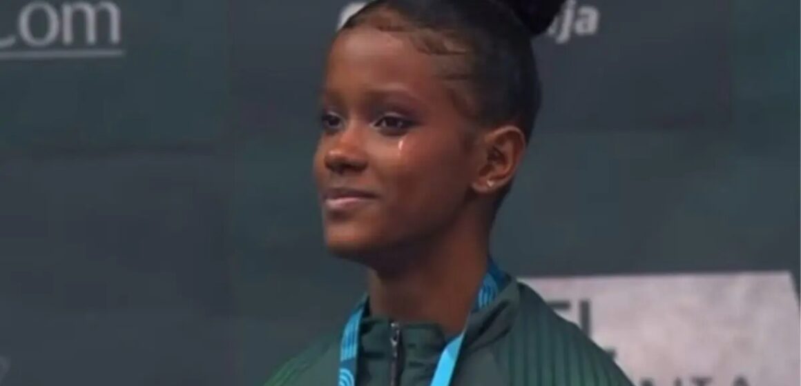 Copa do Mundo de Ginástica Artística consagra brasileira Júlia Coutinho como campeã do Solo