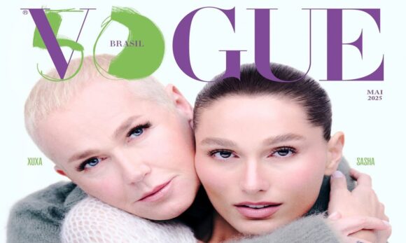 Xuxa e Sasha Meneghel conversam em quadro para a Vogue