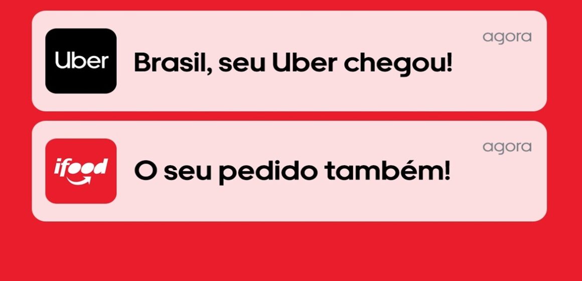 Comida poderá ser pedida no app do Uber e transporte no iFood após parceria