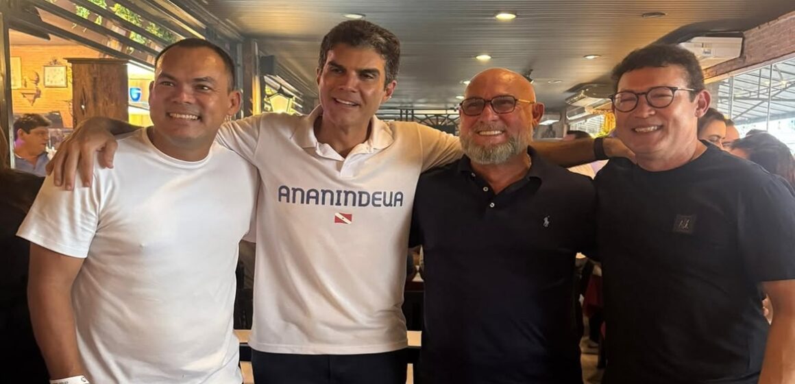 Renato Ogawa e os Progressistas encontram com Helder em comemorações
