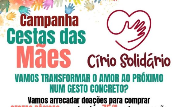 Círio Solidário retoma campanha para arrecadar cestas básicas para mães em vulnerabilidade