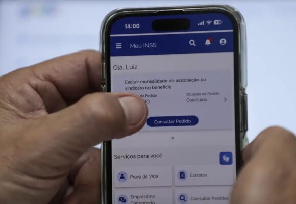 INSS notifica aposentados sobre descontos em benefícios via aplicativo